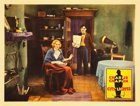 Virginia Cherrill, Charlie Chaplin - City Lights - Lobby Cards