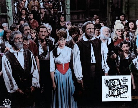 Marla Landi, Andrew Keir - The Pirates of Blood River - Lobby Cards