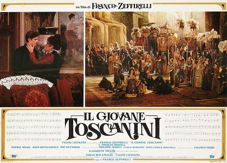 Elizabeth Taylor - Il giovane Toscanini - Lobbykarten