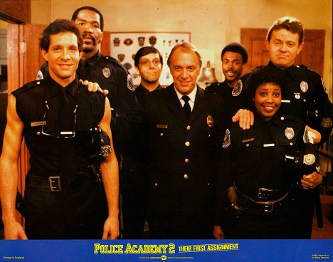 Steve Guttenberg, Bubba Smith, Bruce Mahler, Howard Hesseman, Michael Winslow, David Graf, Marion Ramsey - Police Academy 2 - Jetzt geht's erst richtig los - Lobbykarten