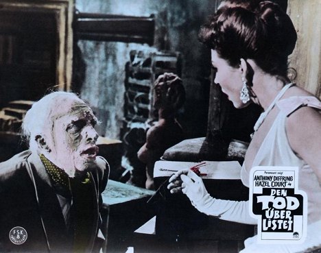 Anton Diffring, Hazel Court - The Man Who Could Cheat Death - Lobby Cards