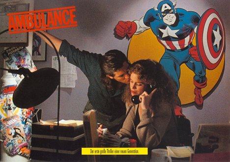Eric Roberts, Megan Gallagher - The Ambulance - Lobby Cards