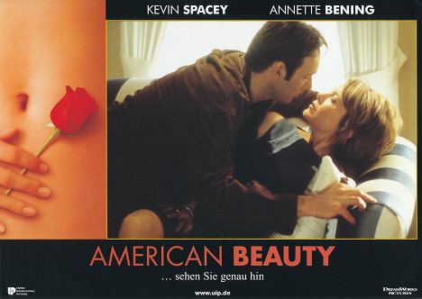 Kevin Spacey, Annette Bening - American Beauty - Lobbykarten