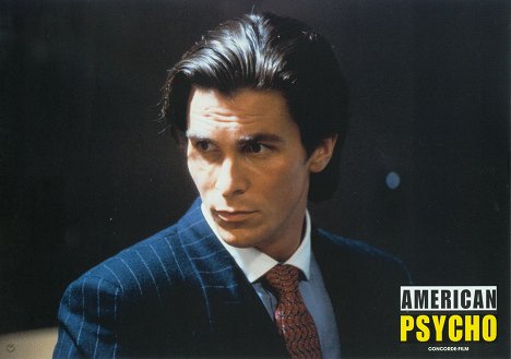 Christian Bale - American Psycho - Cartes de lobby