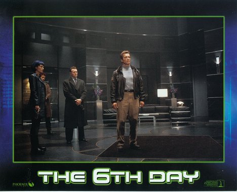 Sarah Wynter, Michael Rooker, Arnold Schwarzenegger - The 6th Day - Lobbykarten
