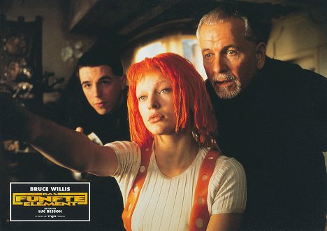 Charlie Creed-Miles, Milla Jovovich, Ian Holm - The Fifth Element - Lobby Cards