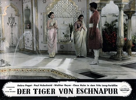 Debra Paget - De tijger van Eschnapur - Lobbykaarten