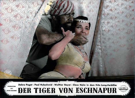 Debra Paget - O Tigre de Eschnapur - Cartões lobby