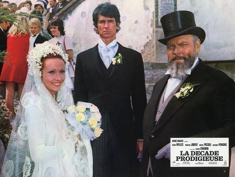 Marlène Jobert, Anthony Perkins, Orson Welles - La Décade prodigieuse - Fotocromos