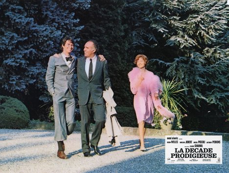 Anthony Perkins, Michel Piccoli, Marlène Jobert - La Décade prodigieuse - Fotocromos