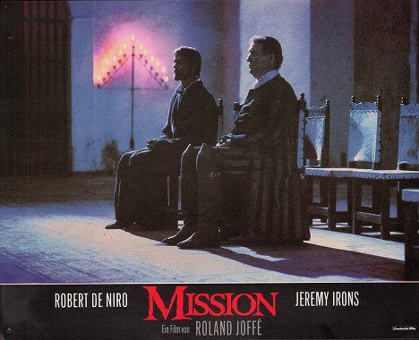 Jeremy Irons, Ray McAnally - The Mission - Lobby Cards