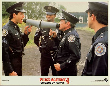 Steve Guttenberg, Michael Winslow, G. W. Bailey - Academia de Polícia 4: A Patrulha do Cidadão - Cartões lobby