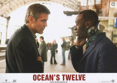 George Clooney, Don Cheadle - Ocean's Twelve - Lobbykarten