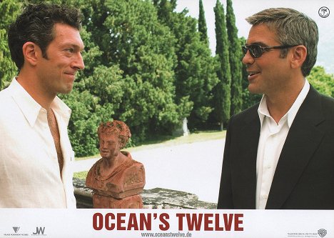 Vincent Cassel, George Clooney - Ocean's Twelve - Lobbykarten