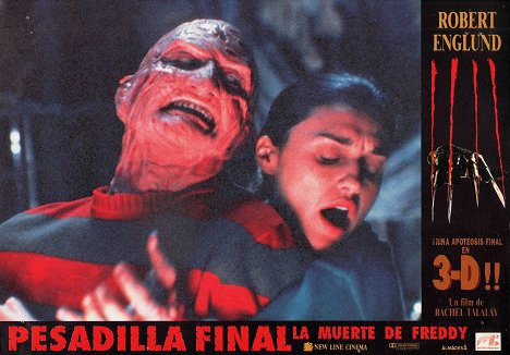 Robert Englund, Lisa Zane - Freddy's Dead: The Final Nightmare - Lobby karty