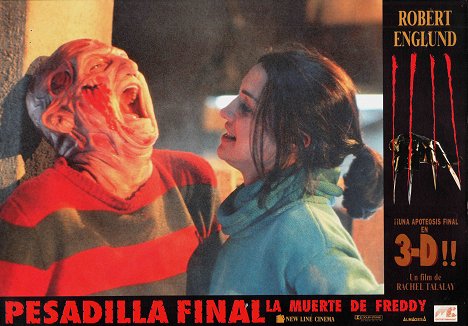 Robert Englund, Lisa Zane - Freddy's Dead: The Final Nightmare - Lobby karty