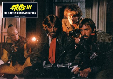 Fausto Lombardi, Ottaviano Dell'Acqua, Gianni Franco, Massimo Vanni - Riffs III - Die Ratten von Manhattan - Lobbykarten