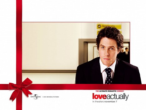 Hugh Grant - Love Actually - Lobbykaarten