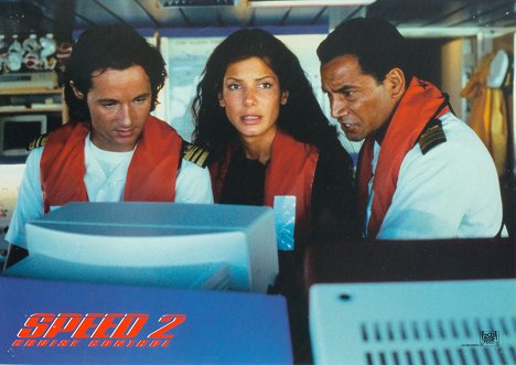 Brian McCardie, Sandra Bullock, Temuera Morrison - Speed 2: Cruise Control - Lobbykarten