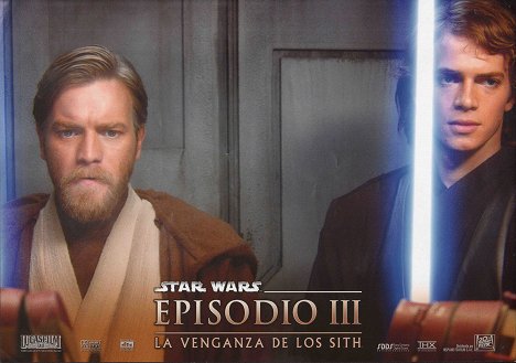 Ewan McGregor, Hayden Christensen - Star Wars: Episode III - Die Rache der Sith - Lobbykarten
