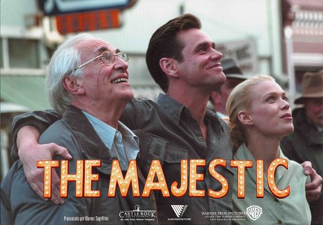 Martin Landau, Jim Carrey, Laurie Holden - The Majestic - Lobby karty