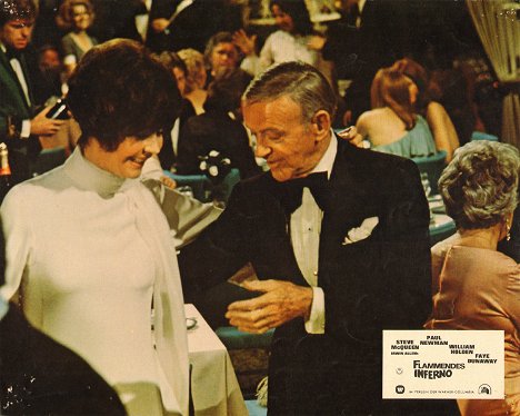 Jennifer Jones, Fred Astaire - La Tour infernale - Cartes de lobby
