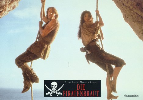 Matthew Modine, Geena Davis - Die Piratenbraut - Lobbykarten
