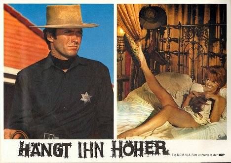 Clint Eastwood, Arlene Golonka - Hang 'Em High - Lobby karty