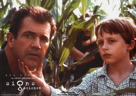 Mel Gibson, Rory Culkin - Señales - Fotocromos