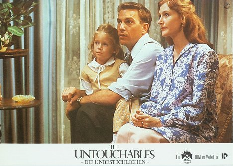 Kaitlin Montgomery, Kevin Costner, Patricia Clarkson - The Untouchables - Lobby Cards