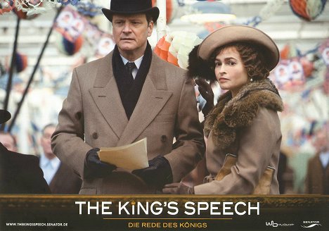 Colin Firth, Helena Bonham Carter - The King's Speech - Die Rede des Königs - Lobbykarten