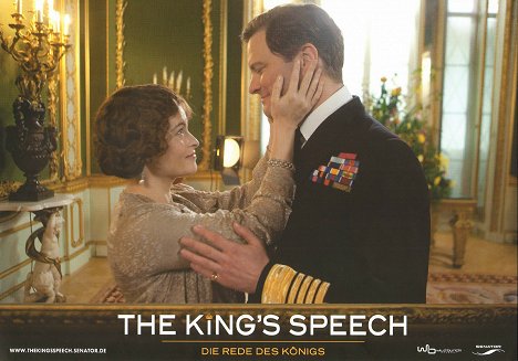 Helena Bonham Carter, Colin Firth - The King's Speech - Die Rede des Königs - Lobbykarten