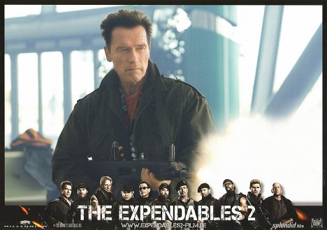 Arnold Schwarzenegger - The Expendables 2 - Lobby Cards