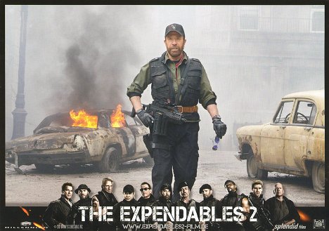 Chuck Norris - The Expendables 2 - Lobby Cards