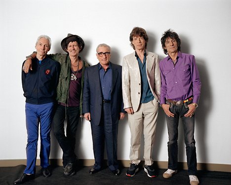 Charlie Watts, Keith Richards, Martin Scorsese, Mick Jagger, Ronnie Wood - Rolling Stones - Promo