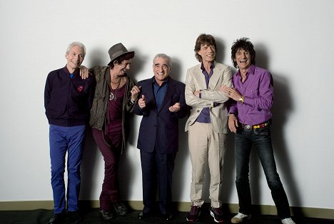 Charlie Watts, Keith Richards, Martin Scorsese, Mick Jagger, Ronnie Wood - Rolling Stones: Shine a Light - Promoción