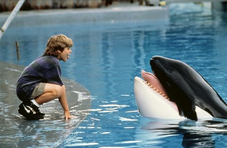 Jason James Richter, a orca Keiko - Libertem Willy - Do filme