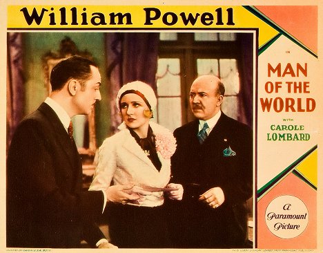 William Powell, Carole Lombard, Guy Kibbee - Man of the World - Lobbykaarten