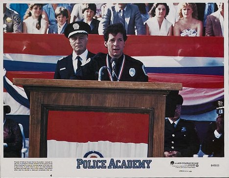 George Gaynes, Steve Guttenberg - Police Academy - Lobby Cards