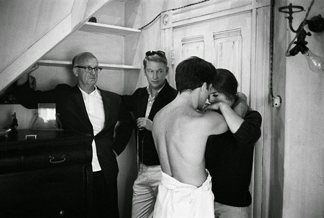 Robert Surtees, Mike Nichols, Katharine Ross - Diploma előtt - Forgatási fotók