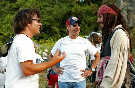 Gore Verbinski, Johnny Depp - Fluch der Karibik 2 - Dreharbeiten