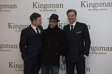 Taron Egerton, Matthew Vaughn, Colin Firth - Kingsman: The Secret Service - Events
