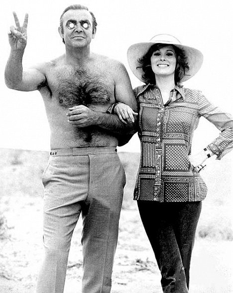 Sean Connery, Jill St. John - Diamonds Are Forever - Making of