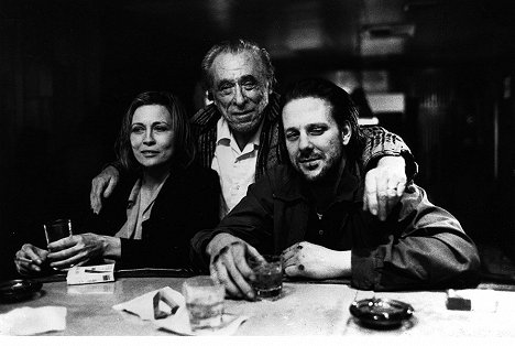 Faye Dunaway, Charles Bukowski, Mickey Rourke - El borracho - Del rodaje