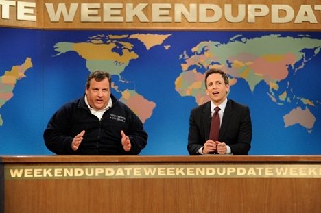 Chris Christie, Seth Meyers - Saturday Night Live - Photos