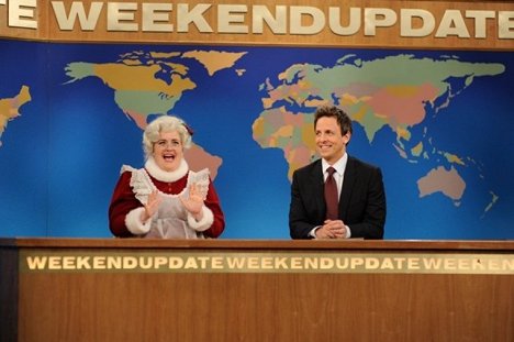 Aidy Bryant, Seth Meyers - Saturday Night Live - Photos