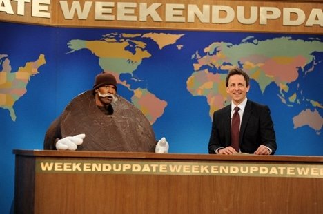 Jamie Foxx, Seth Meyers - Saturday Night Live - Photos