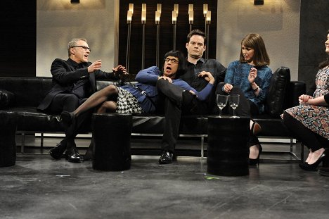 Christoph Waltz, Fred Armisen, Bill Hader, Vanessa Bayer - Saturday Night Live - Filmfotos