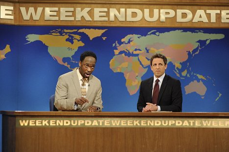 Jay Pharoah, Seth Meyers - Saturday Night Live - Photos