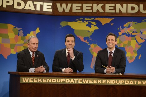 Michael Bloomberg, Jimmy Fallon, Seth Meyers - Saturday Night Live - Filmfotók